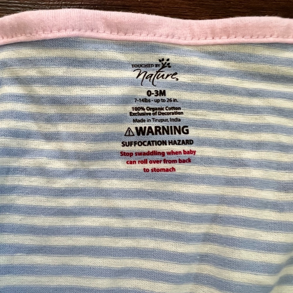 Touched by nature 0-3 month sleep sack - Picture 3 of 3
